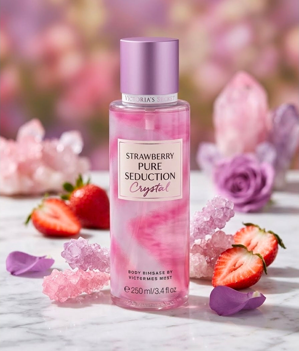 Pertenece a la familia olfativa Frutal Gourmand y es una versión especial, más brillante y dulce, de la clásica fragancia original. Victoria's Secret Pure Seduction Crystal. 100 % Original