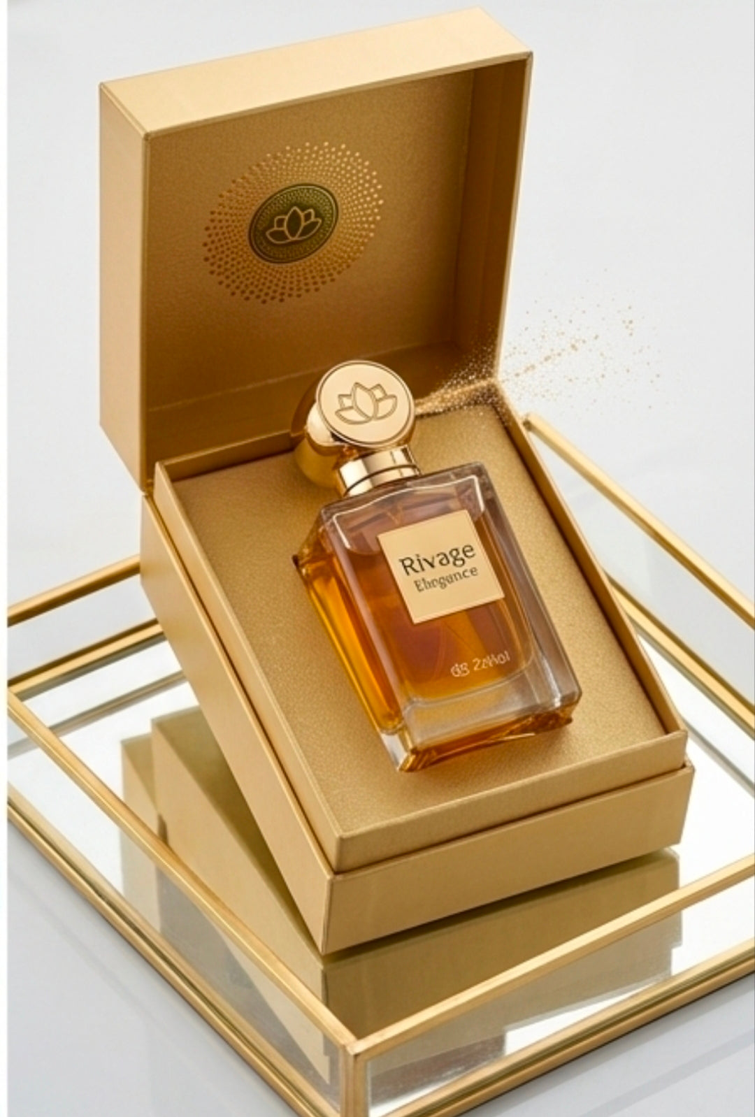 Zakat Rivage Elegance Eau de Parfum (100 ml) .Rivage Elegance equilibra a la perfección la frescura de salida con un fondo cálido y sumamente sensual, ideal tanto para el uso diario como para ocasiones especiales donde desee dejar un impresión imborrable✨