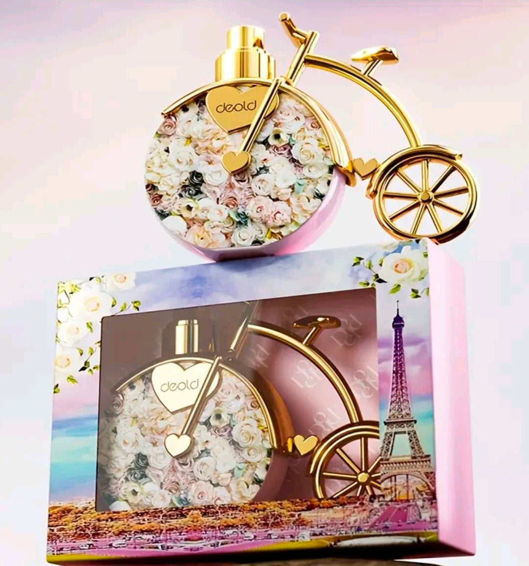 Son una fragancia de la familia floral-amaderada y frutal. Tiene un carácter suave, limpio, fresco y romántico, ideal para el uso diario. 2 perfumes. Inspiración