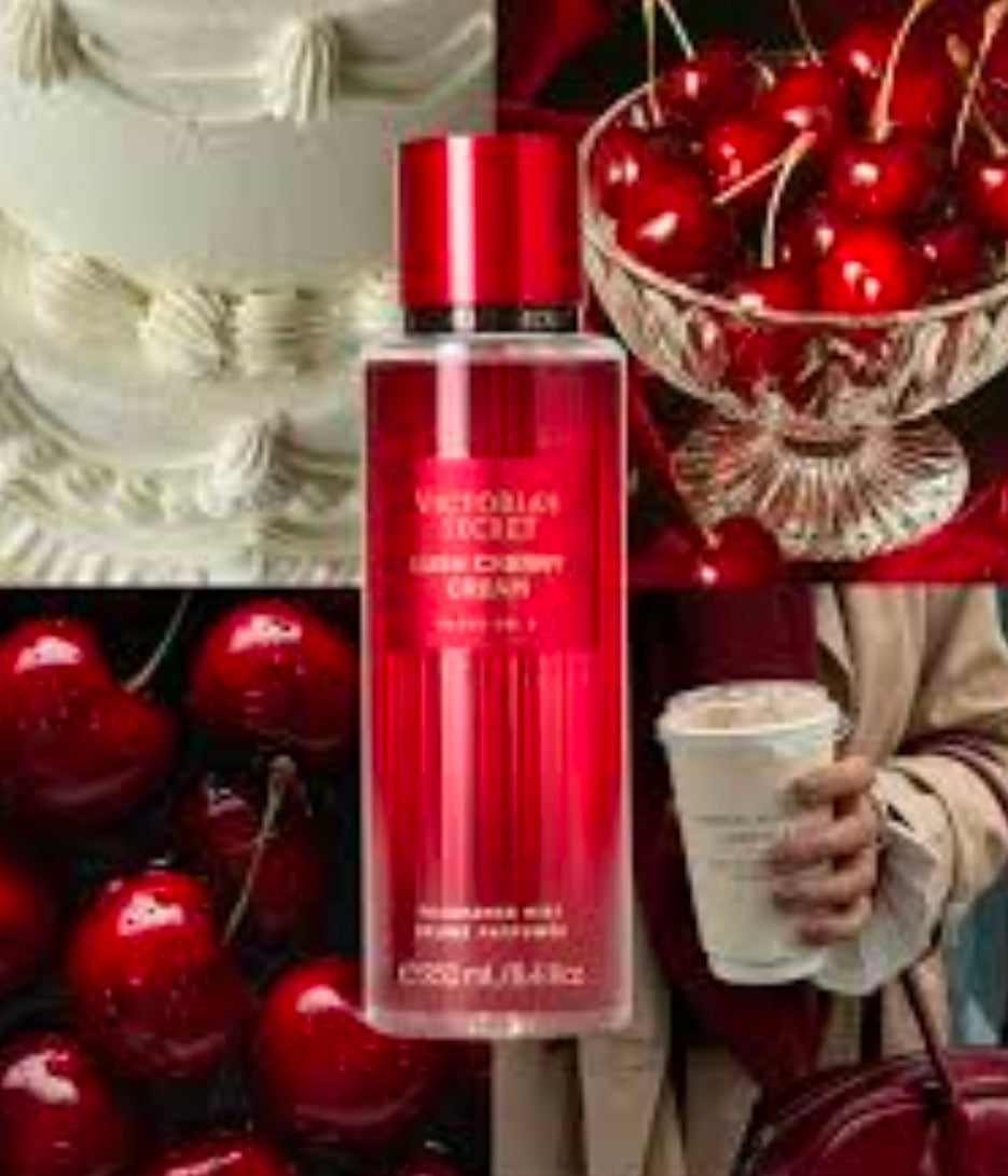 Cherry Desire de Victoria's Secret pertenece a la familia olfativa Frutal Gourmand. Se caracteriza por ser un aroma dulce, jugoso, seductor y con un fondo ligeramente amaderado y cálido. 100% original