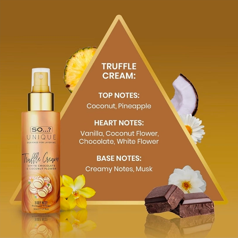 ✨ “¡Huele delicioso todo el día! 💕 Body Mist SO…? Unique, perfecto para usar solo o combinar tus aromas favoritos. 🌸✨ ¿Cuál escogerías?”50ml          $525 cada una elige tu favorita.