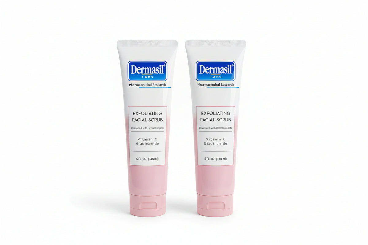 Exfoliante con vitamina C y niacinamida. Dermasil Labs.