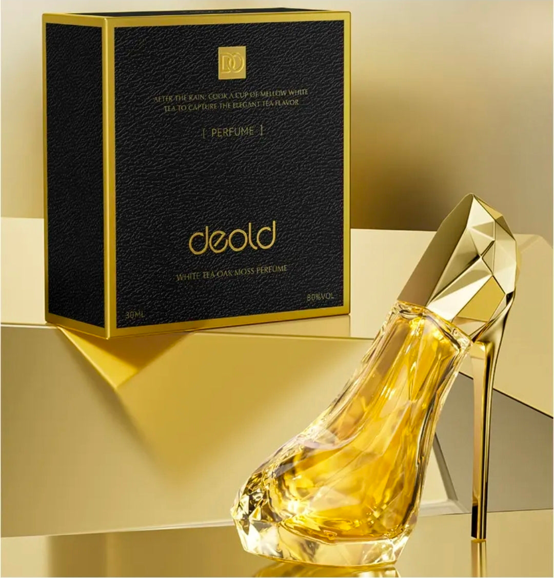 Perfume para mujer Eau de Parfum 30 ml (EDP), aromas frescos y elegantes, fragancia distintiva, envase con diseño de tacón alto, regalo perfecto para ella. Inspiración
