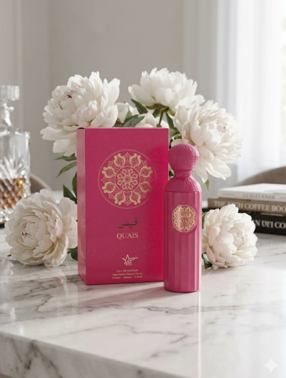 Quais Only One Eau de Parfum de Aryan, una fragancia diseñada principalmente para mujeres.Este perfume se clasifica dentro de la familia floral dulce, proyectando una vibra refinada, fresca y femenina. Inspiración