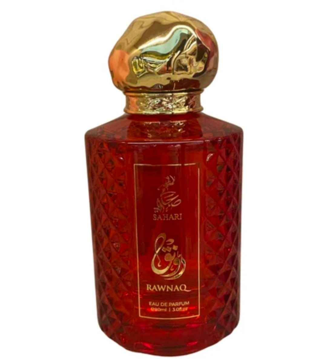 Rawnaq de Sahari Parfums.       Su perfil aromático destaca por ser una fragancia fresca, limpia, floral y sutilmente dulce.💖