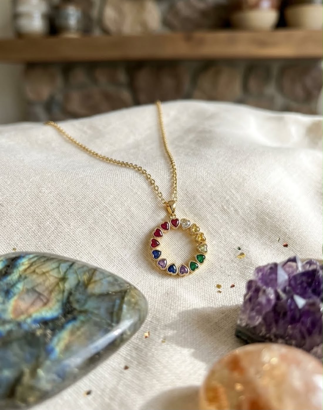 Cadena para mujer con baño de oro.