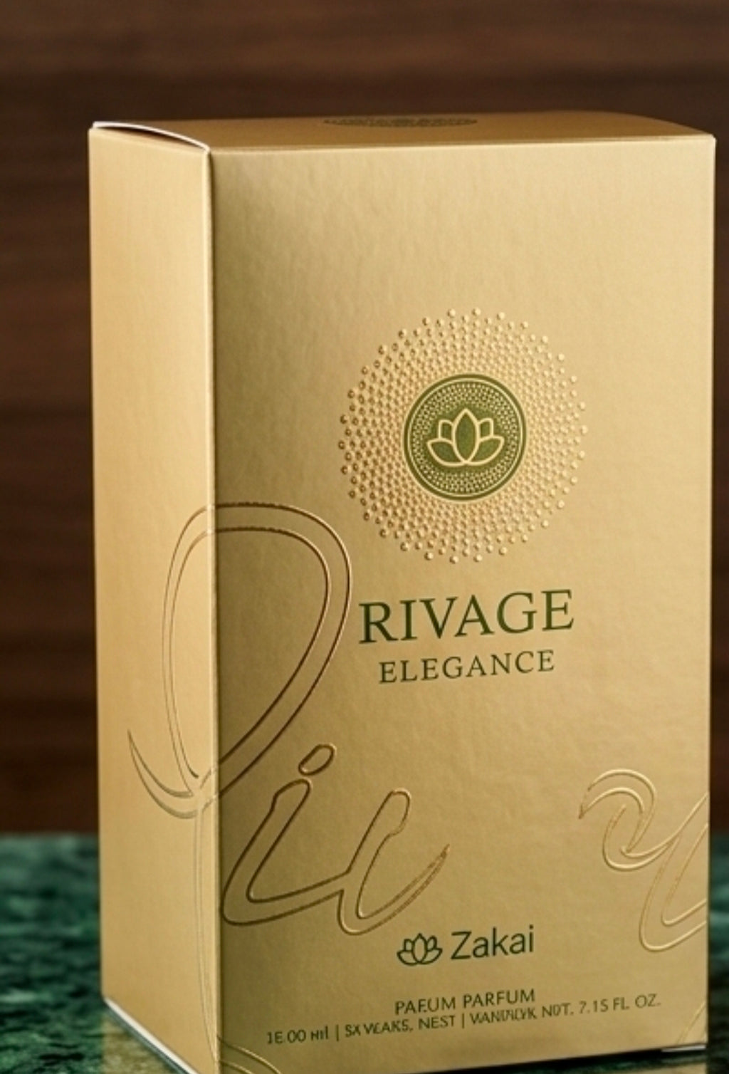 Zakat Rivage Elegance Eau de Parfum (100 ml) .Rivage Elegance equilibra a la perfección la frescura de salida con un fondo cálido y sumamente sensual, ideal tanto para el uso diario como para ocasiones especiales donde desee dejar un impresión imborrable✨