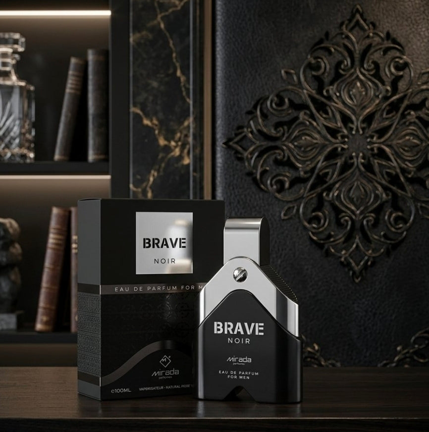 Brave Noir de Mirada Perfumes. Evoluciona hacia una seductora nota de flor de azahar del naranjo que aporta clase, distinción y un toque irresistible.