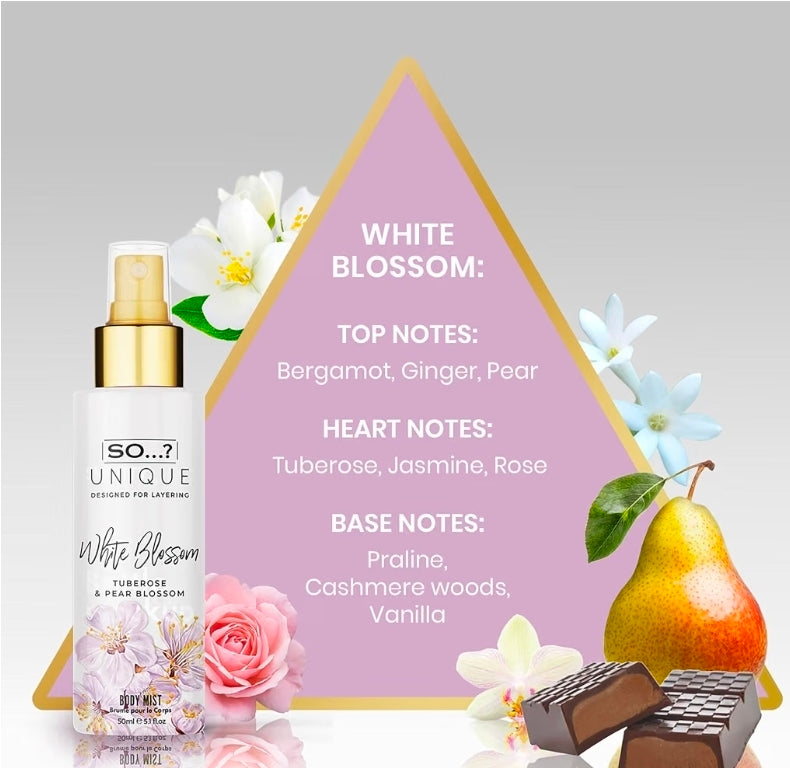 ✨ “¡Huele delicioso todo el día! 💕 Body Mist SO…? Unique, perfecto para usar solo o combinar tus aromas favoritos. 🌸✨ ¿Cuál escogerías?”50ml          $525 cada una elige tu favorita.