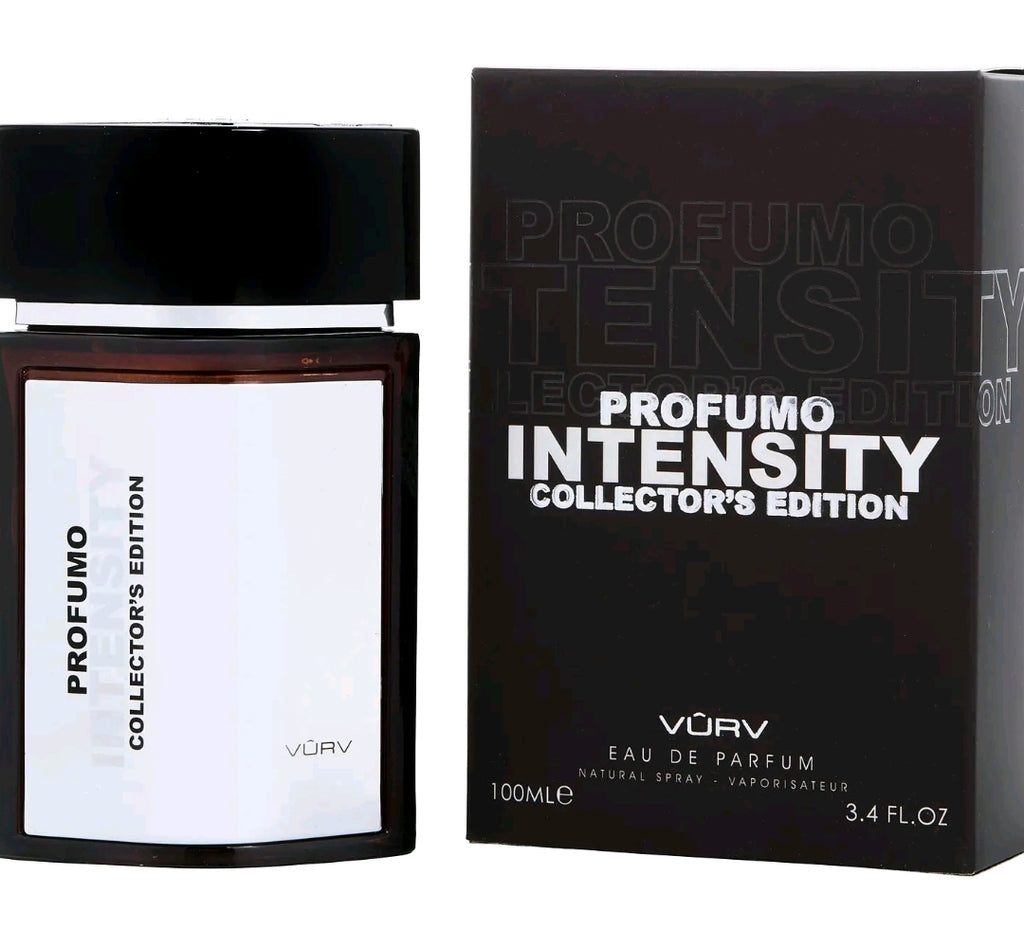 Profumo Intensity Collector's Edition es un perfume enérgico, limpio y sofisticado. Diseñado para el hombre contemporáneo y de acción, esta joya de la perfumería árabe abre con una ráfaga helada y marina muy refrescante que evoluciona.