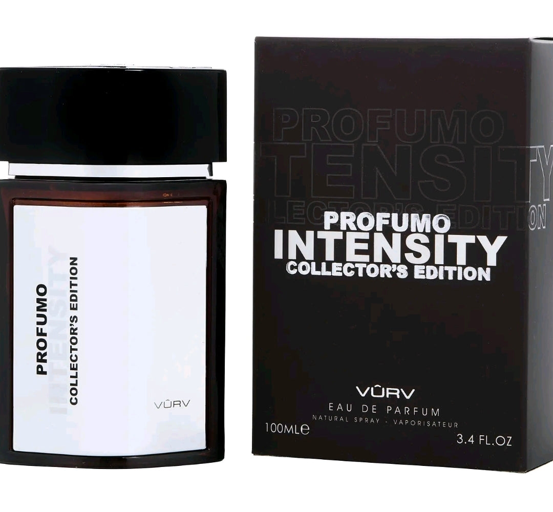 Profumo Intensity Collector's Edition es un perfume enérgico, limpio y sofisticado. Diseñado para el hombre contemporáneo y de acción, esta joya de la perfumería árabe abre con una ráfaga helada y marina muy refrescante que evoluciona.