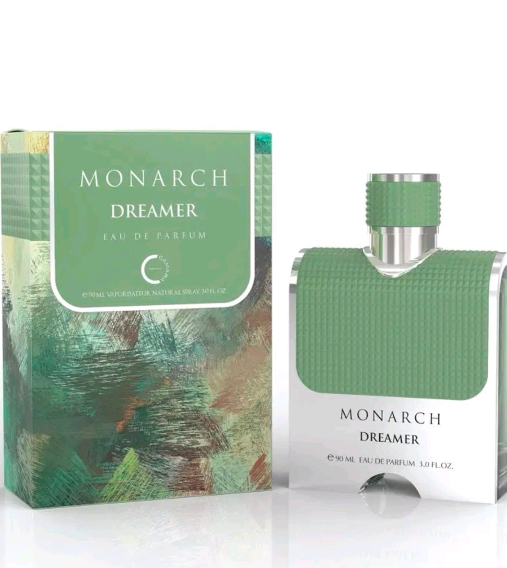 Monarch Dreamer de Camara Perfumes es un Eau de Parfum masculino y unisex de 90 ml (3.0 Oz) que se define por su frescura silvestre, natural y sumamente aventurera. 100% Original.