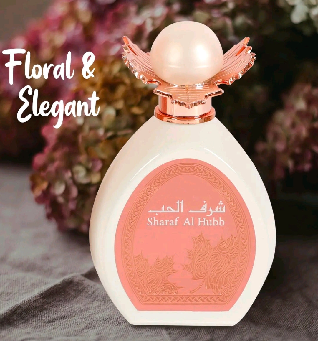 Sharaf Al Hubb Eau de Parfum (100 ml), Es una fragancia sofisticada y llamativa, ideal para ocasiones especiales, citas románticas o salidas nocturnas donde se busque dejar una estela memorable y elegante.100% Original arabe.