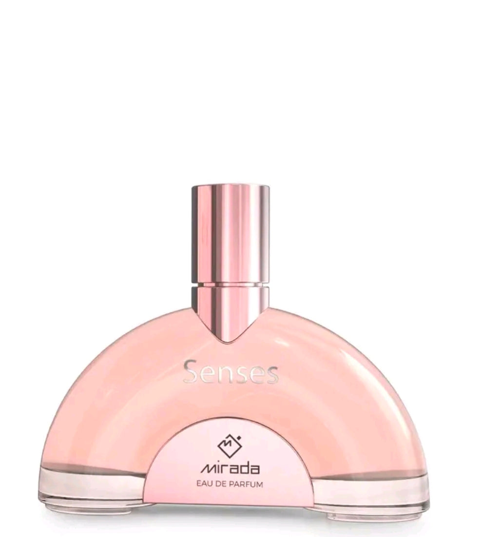 Mirada Senses (Eau de Parfum), una fragancia femenina. Es una fragancia ligera, ultrafemenina y luminosa. Se siente como un jardín de flores frescas combinado con frutas ácidas y dulces. 100% Original
