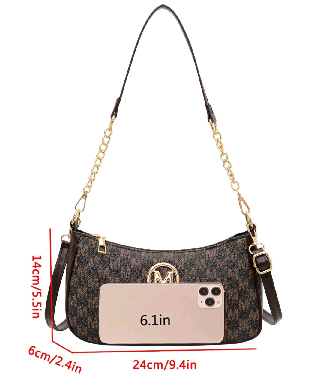 Eleva tus looks diarios con este bolso estilo baguette, una pieza clave que fusiona la tendencia contemporánea con la sofisticación clásica.