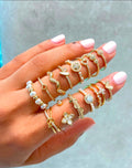 Variedades de anillo todo size con baño de oro, escribir para decir cual va a comprar, va a recibir uno por $280.          Gracias por su compra.