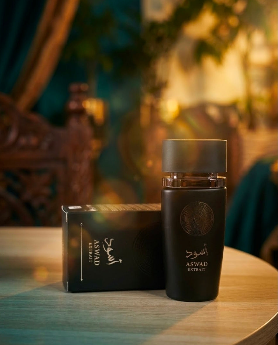 Just Aswad de Fragrance World configuran una pirámide aromática profundamente especiada, cálida y masculina. Inspiración.