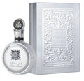 Fakhar Platin de Lattafa Perfumes. Notas de Salida (Primer impacto): Bergamota, pimienta rosa y cardamomo.Notas de Corazón (Cuerpo de la fragancia): Guayaba, lavanda y jengibre.Notas  (Permanencia en piel): Incienso, palo santo y sándalo.100% Original